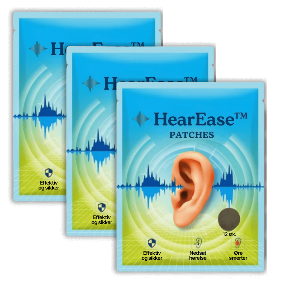 HearEase™ Patch | Stopper tinnitus naturligt på 24 timer!