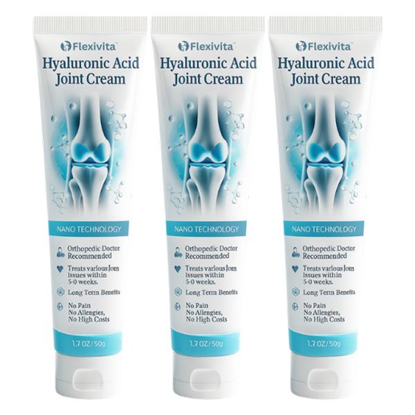 FlexiVita™ Joint Cream | Reducerer knæsmerter med op til 87 % – på bare 48 timer!