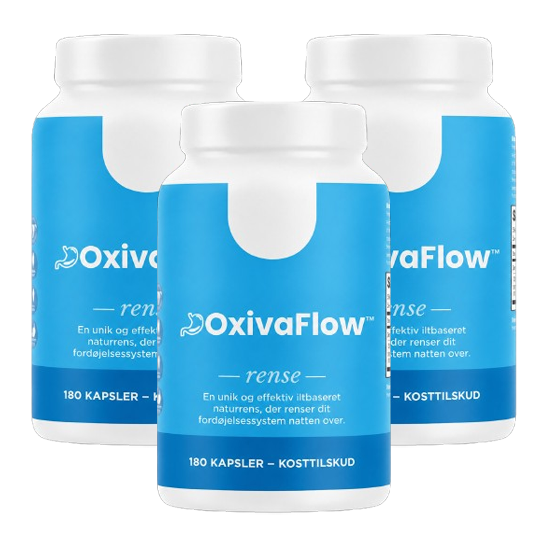 OxivaFlow™ | Opløser skånsomt hård og fastsiddende afføring & giver behagelige toiletbesøg på bare 3 dage