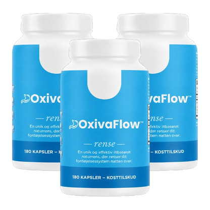 OxivaFlow™ | Opløser skånsomt hård og fastsiddende afføring & giver behagelige toiletbesøg på bare 3 dage