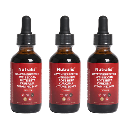 Nutralis Vascu-Flow™| Naturligt udviklet formel med udvalgte næringsstoffer til hjerte-kar-funktionen – ideel til et aktivt hverdagsliv.