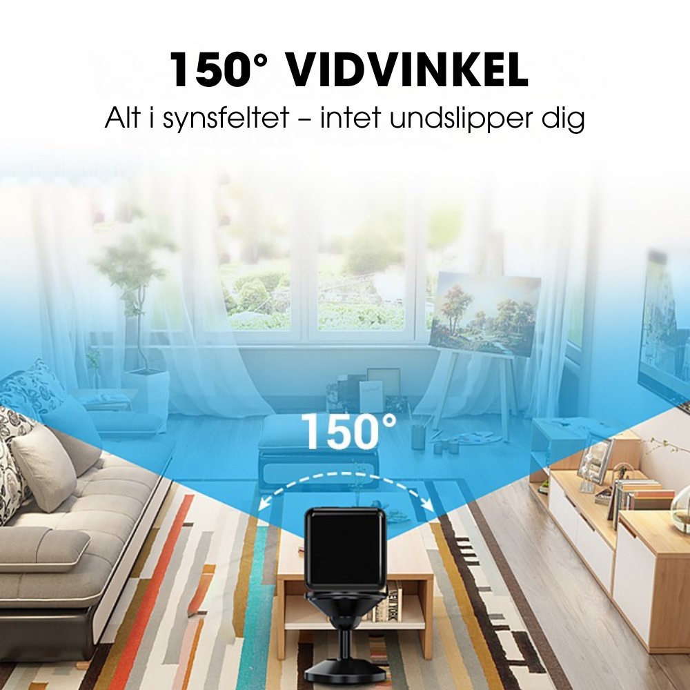 NovaGuard™ – Mini trådløst HD-sikkerhedskamera – fungerer uden Wi-Fi