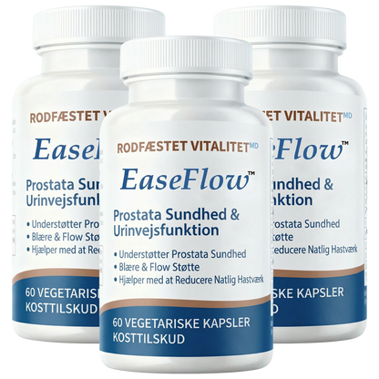 EaseFlow™ Prostata-støtte | Genopret en sund prostatafunktion på bare 7 dage!