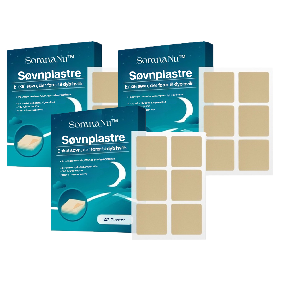 SomnaNu™ søvnplaster I Sover over 8 timer allerede den første n