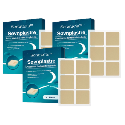 SomnaNu™ søvnplaster I Sover over 8 timer allerede den første n