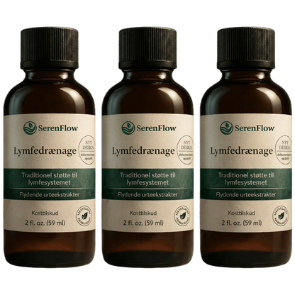 SerenFlow™ Afgiftende dråber – Naturlig lindring af væskeophobning i ansigt, mave og ben