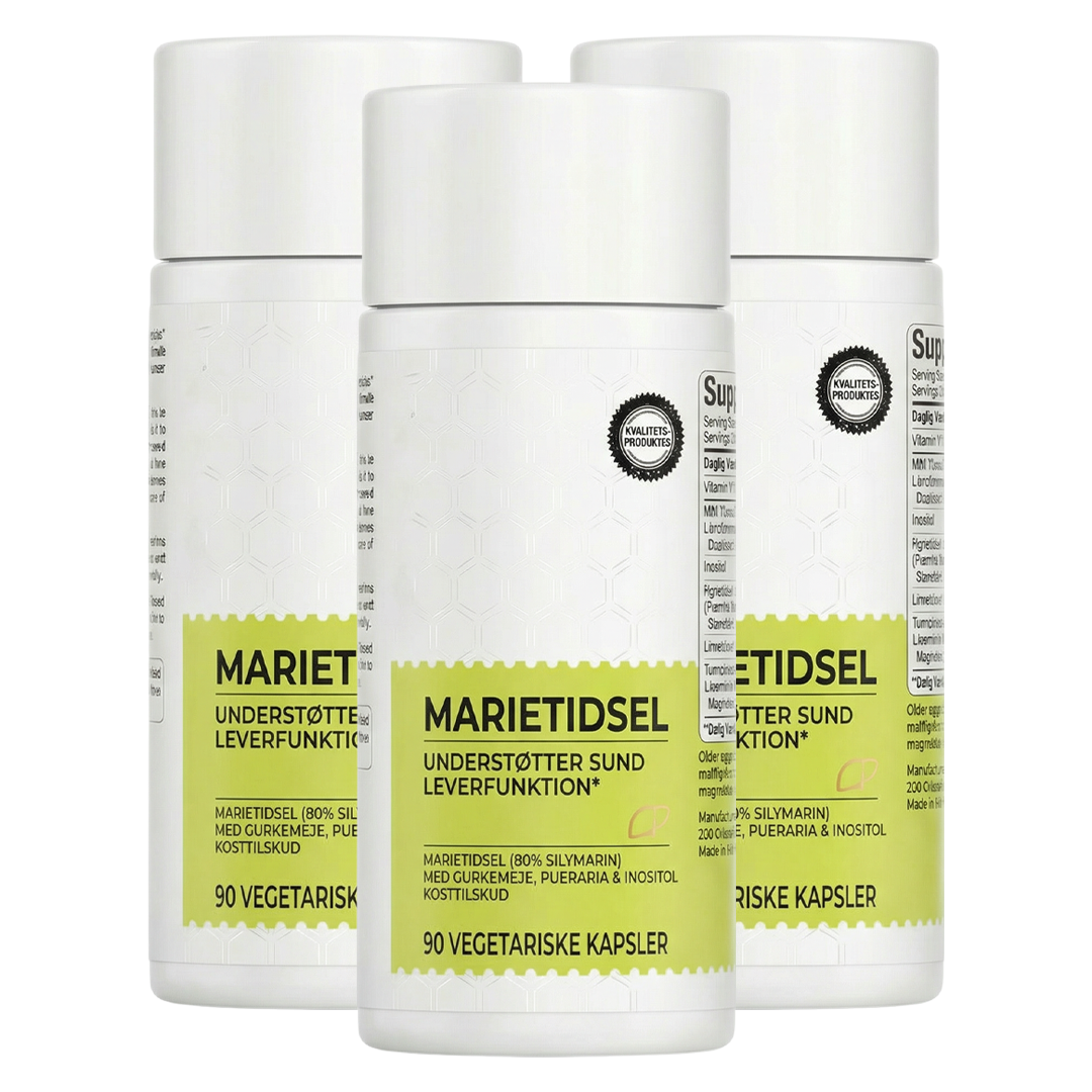 Milk Thistle Liver Detox™ | 91 % oplevede mindre oppustethed og følte sig lettere inden for 4 dage