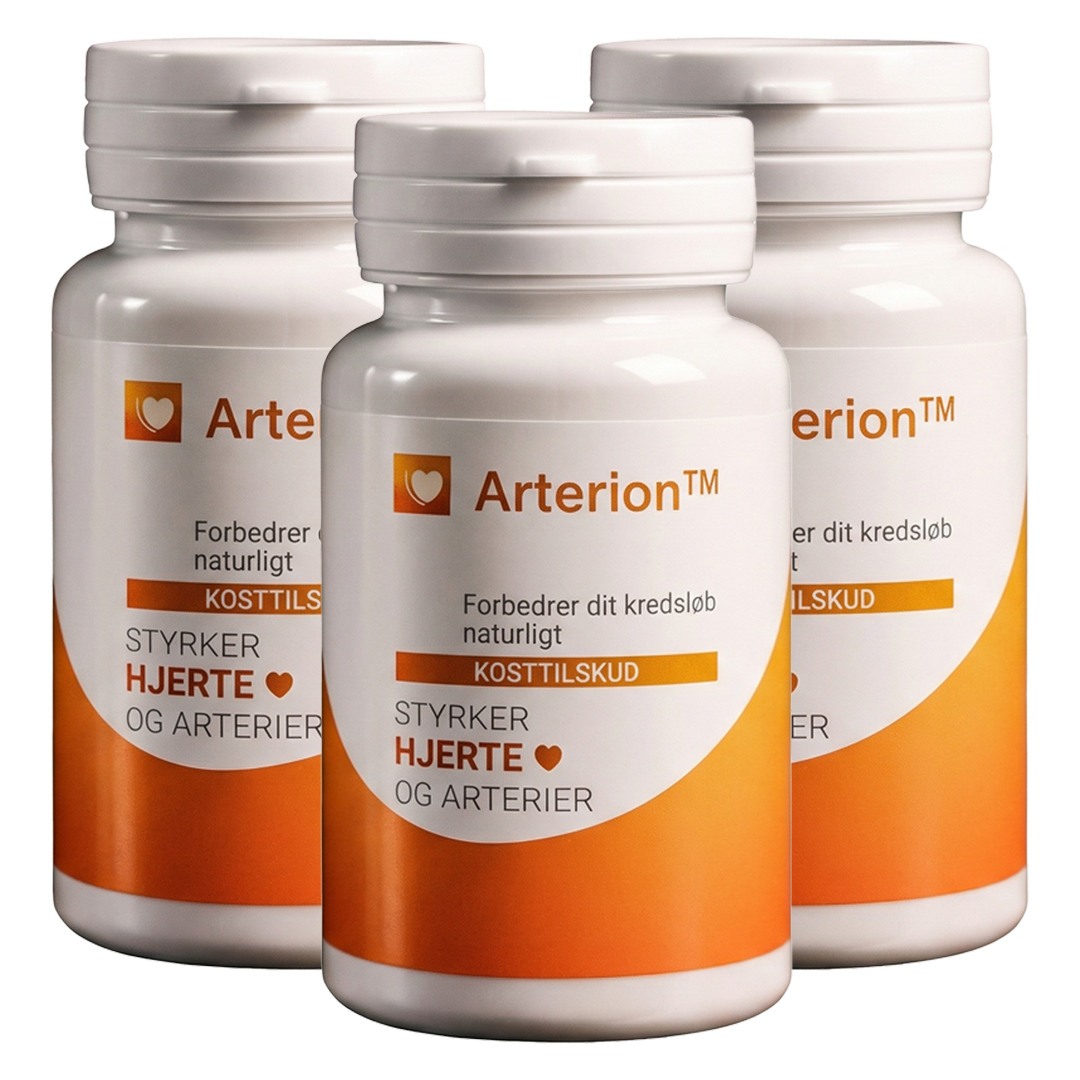 Arterion™ Øjeblikkelige hjerte- Og Karsystem-Kapsler | Renser 93% af blodkarrene på 3 dage!