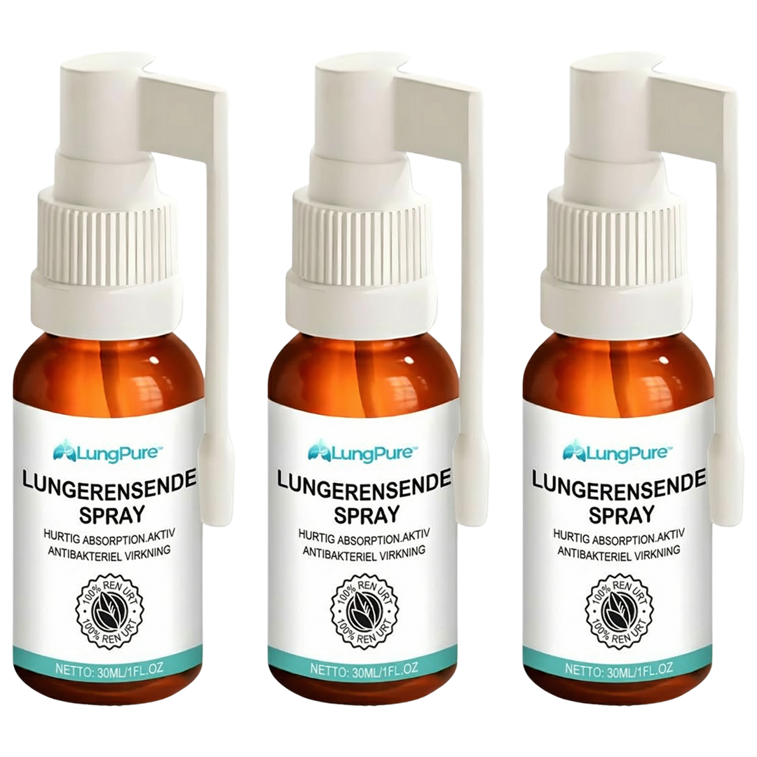 LungPure™ | Fjerner op til 92 % af det ophobede slim i lungerne på bare 48 timer