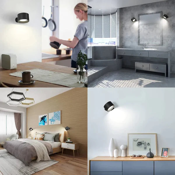 NovaGlow™ - Trådløs opladelig LED-væglampe