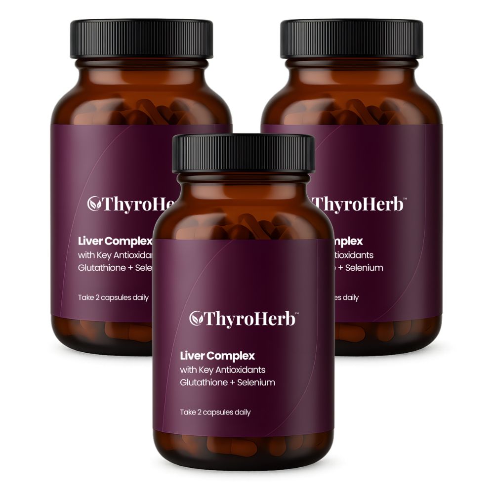 ThyroHerb™ Støtte til skjoldbruskkirtel og lever | Gendan din energi, dit hår og dit stofskifte på 7 dage