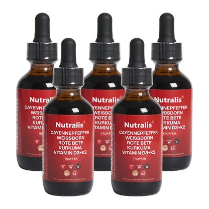Nutralis Vascu-Flow™| Naturligt udviklet formel med udvalgte næringsstoffer til hjerte-kar-funktionen – ideel til et aktivt hverdagsliv.
