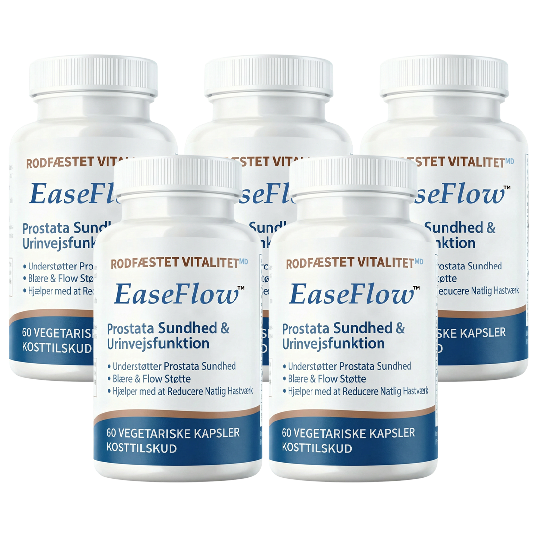 EaseFlow™ Prostata-støtte | Genopret en sund prostatafunktion på bare 7 dage!