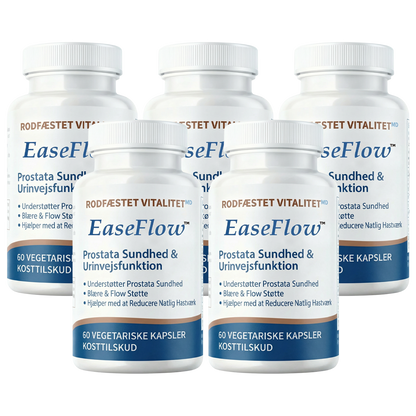 EaseFlow™ Prostata-støtte | Genopret en sund prostatafunktion på bare 7 dage!
