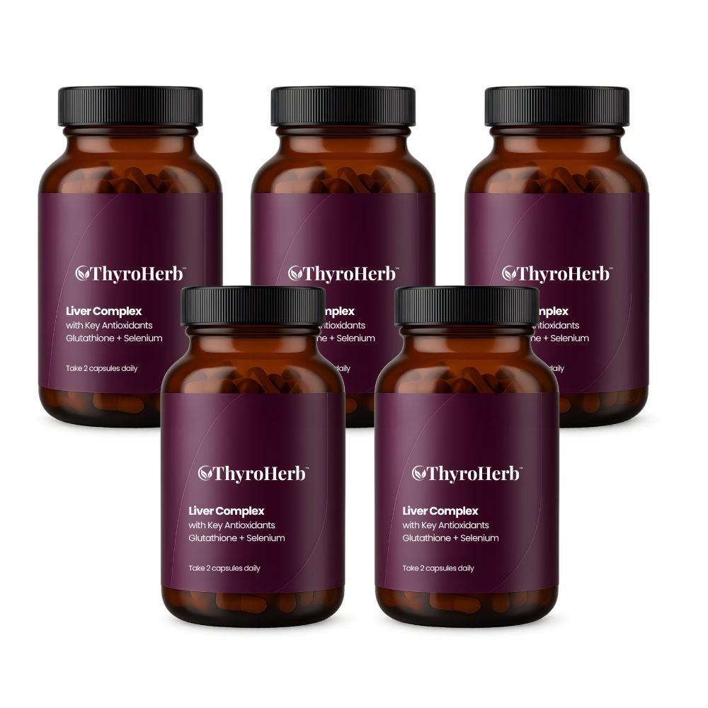 ThyroHerb™ Støtte til skjoldbruskkirtel og lever | Gendan din energi, dit hår og dit stofskifte på 7 dage