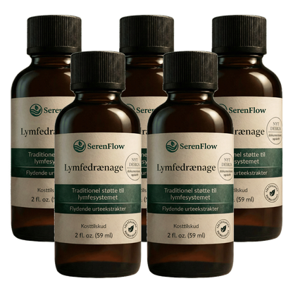 SerenFlow™ Afgiftende dråber – Naturlig lindring af væskeophobning i ansigt, mave og ben