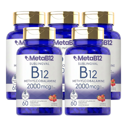 MetaB12 | Det eneste B12, der fuldstændig omgår dine tarme — det smelter under tungen og går direkte ind i din blodbane.