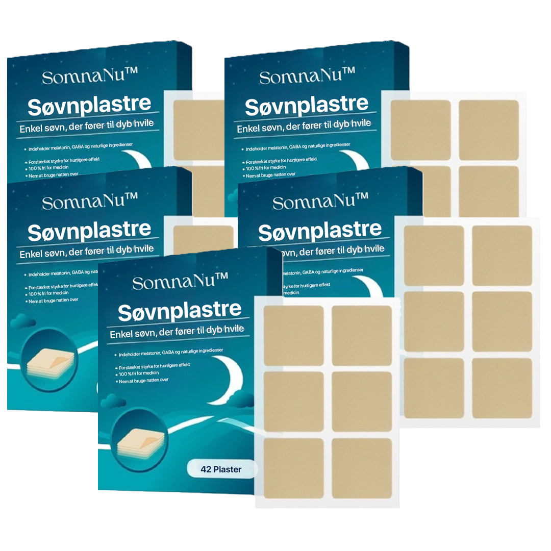 SomnaNu™ søvnplaster I Sover over 8 timer allerede den første n