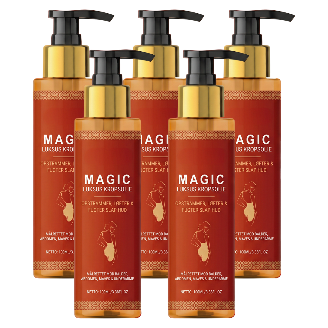 MagicOil™ | Opstrammer og fugter huden for et ungdommeligt, strålende udseende med en forbedring på op til 90% på bare et par uger