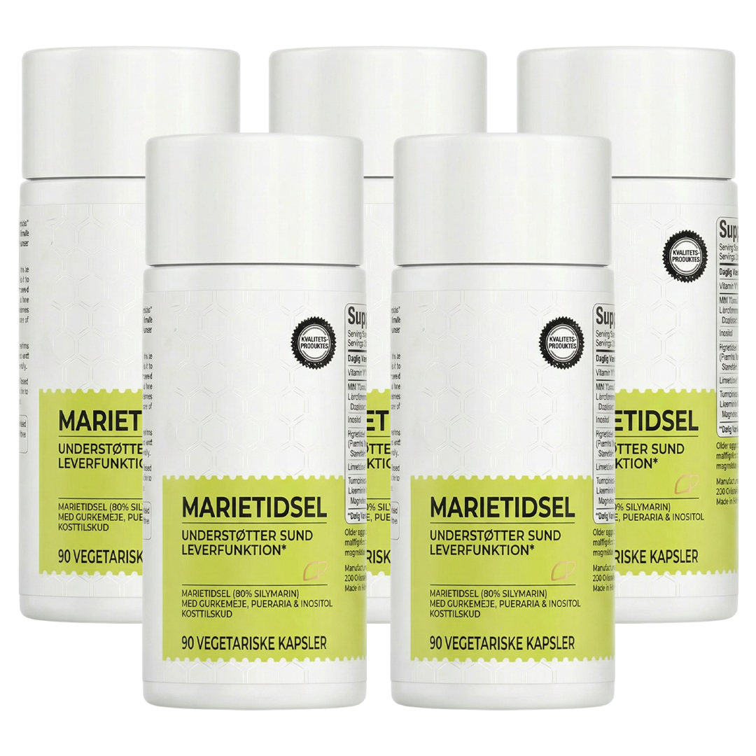 Milk Thistle Liver Detox™ | 91 % oplevede mindre oppustethed og følte sig lettere inden for 4 dage