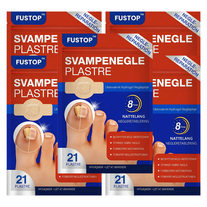 FUSTOP™ Plastre mod neglesvamp | Slut med pinlige situationer på grund af neglesvamp – på bare 14 dage!