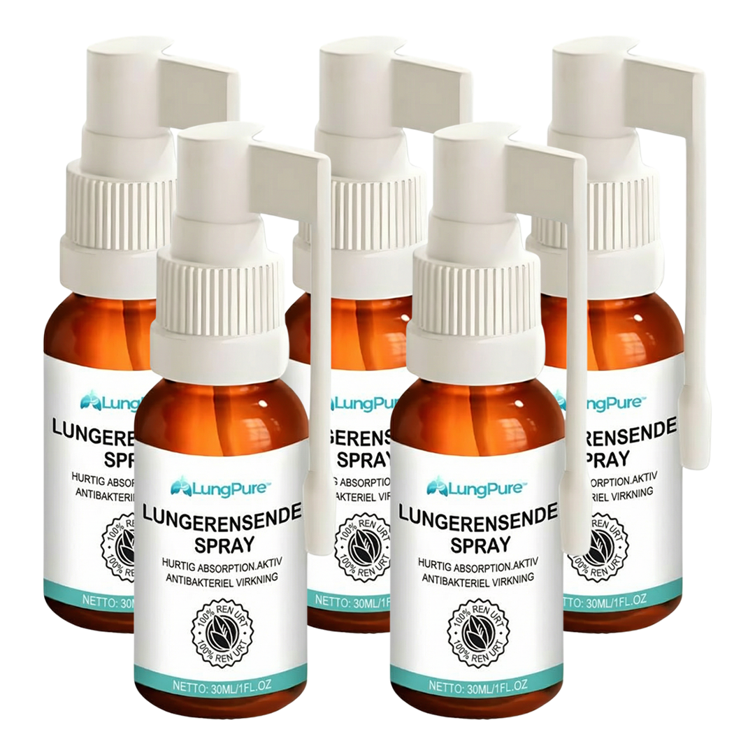 LungPure™ | Fjerner op til 92 % af det ophobede slim i lungerne på bare 48 timer