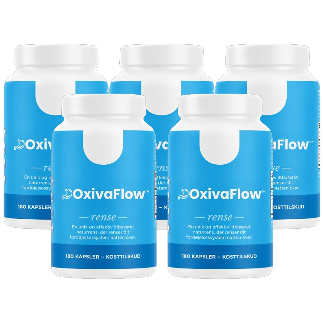 OxivaFlow™ | Opløser skånsomt hård og fastsiddende afføring & giver behagelige toiletbesøg på bare 3 dage