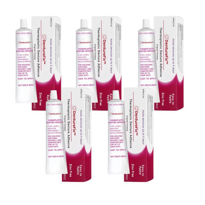 DentureFix™ klæbegel og protesefikser | Sikrer 95% af proteser fast og forhindrer irritation, så du får et bekymringsfrit smil på bare 7 dage