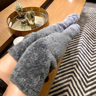 NovaFluff™ | Lange fleece-sokker – total varme og afslapning hele vinteren