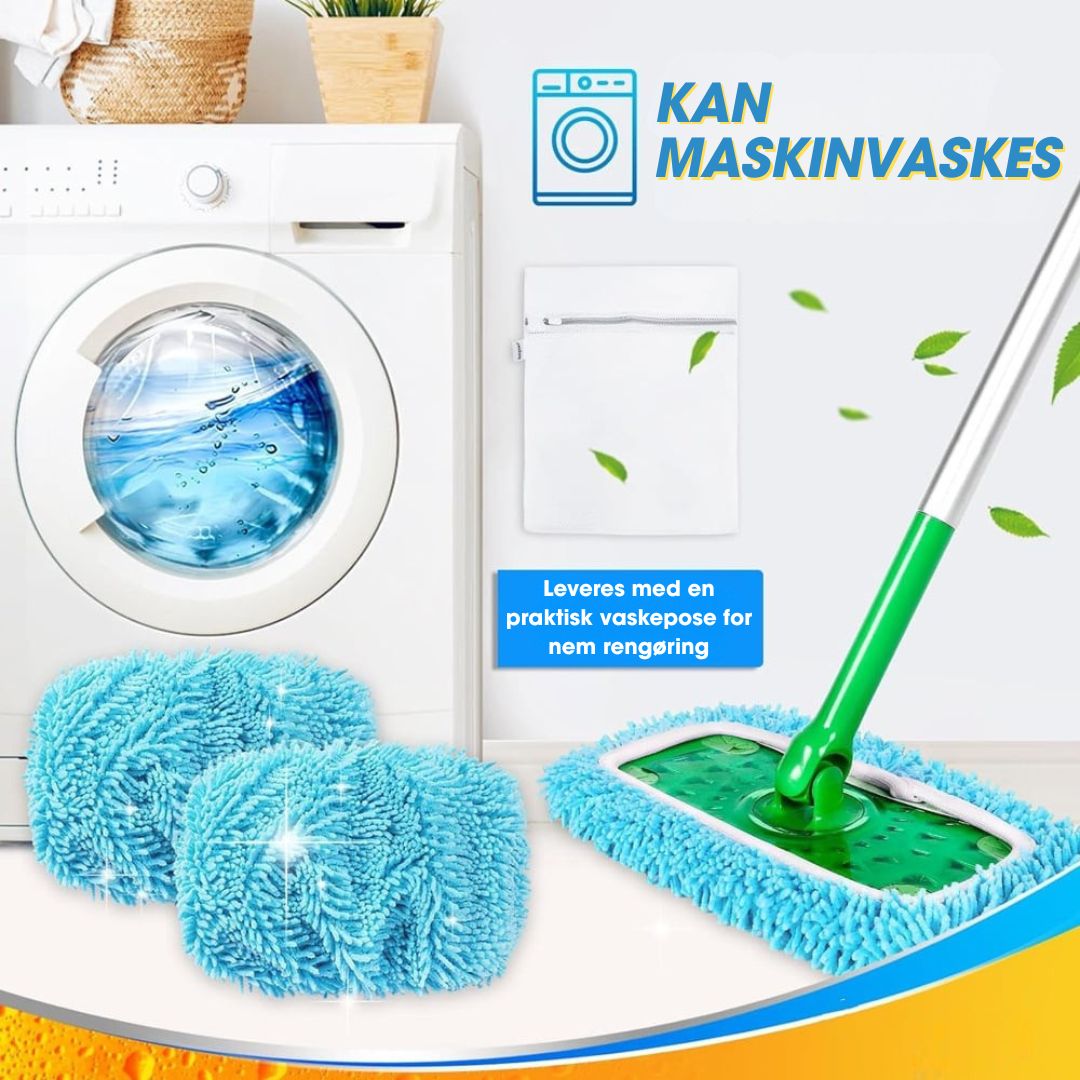 Nova Mop™ – Genanvendelige mikrofiber moppeklude