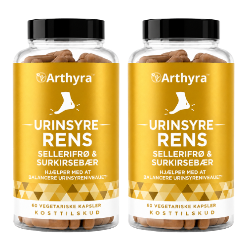 Arthyra™ | Eliminer urinsyrekrystaller og få din bevægelsesfrihed tilbage på blot 48 timer
