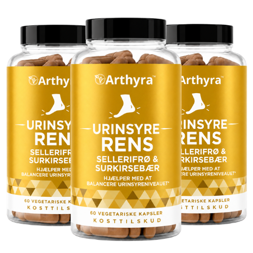 Arthyra™ | Eliminer urinsyrekrystaller og få din bevægelsesfrihed tilbage på blot 48 timer