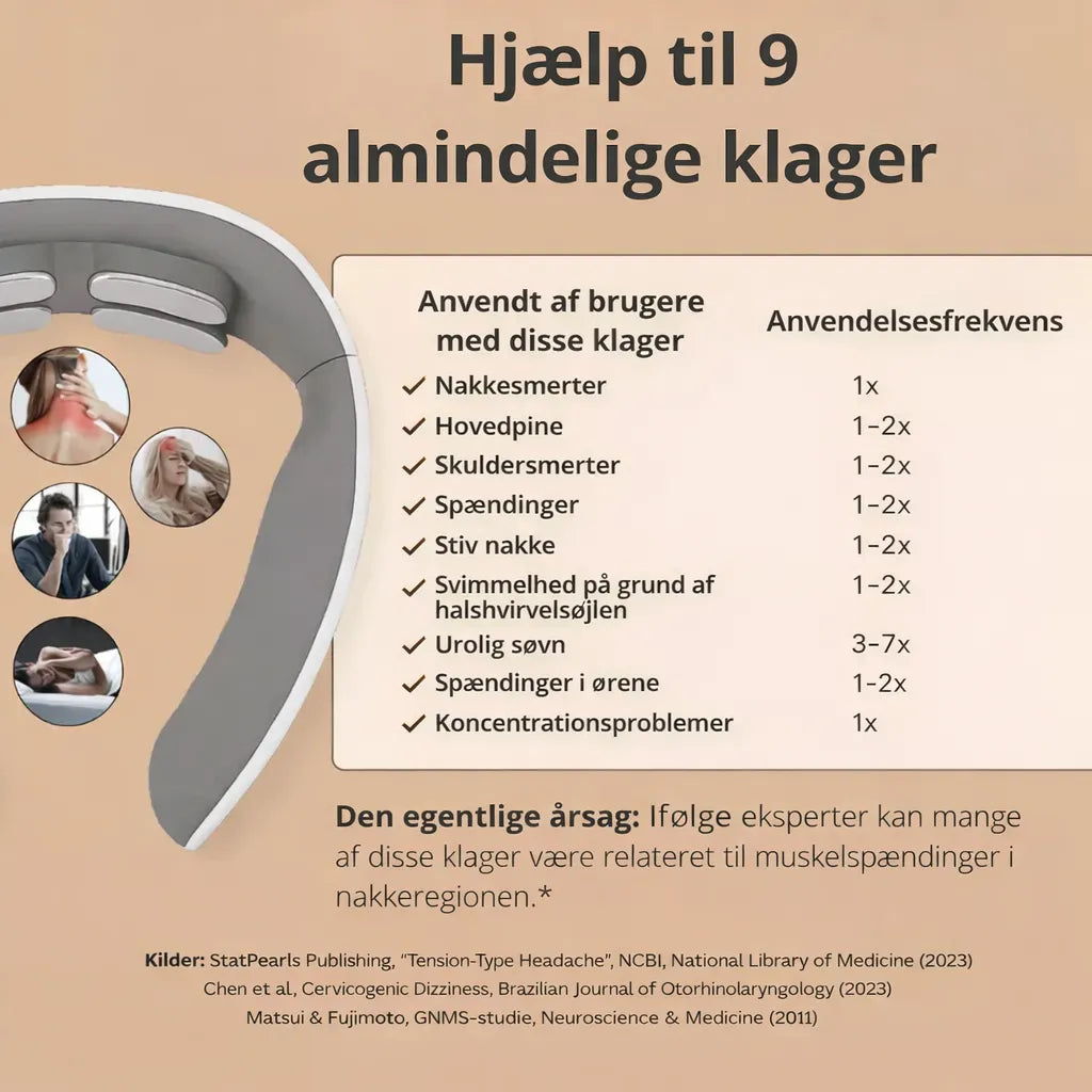 Relivia™ | Slip spændinger i nakken og føl dig let igen