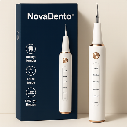 NovaDento™ – Ultralydsplak- og tandstensfjerner for et sundt, hvidt smil