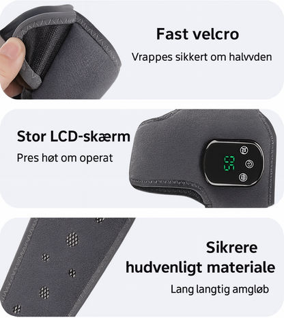 NovaRelief™ - 3-i-1 Fodterapi-Massager – Varme, Massage & Kompression mod smerter
