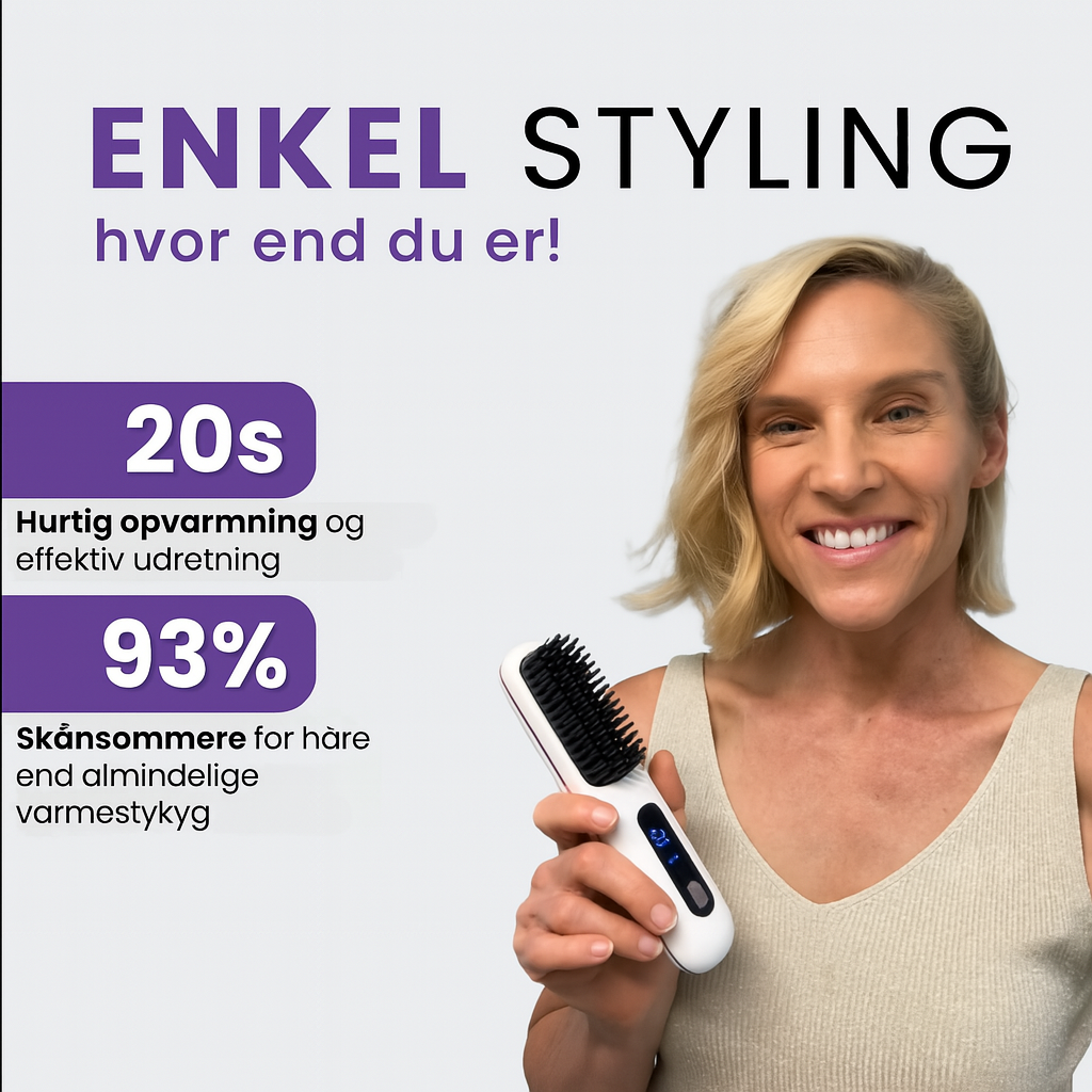 Nova Brush™ – Perfekt Hår På 5 Minutter