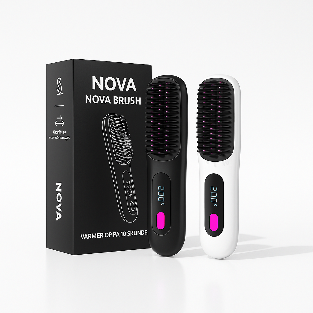 Nova Brush™ – Perfekt Hår På 5 Minutter