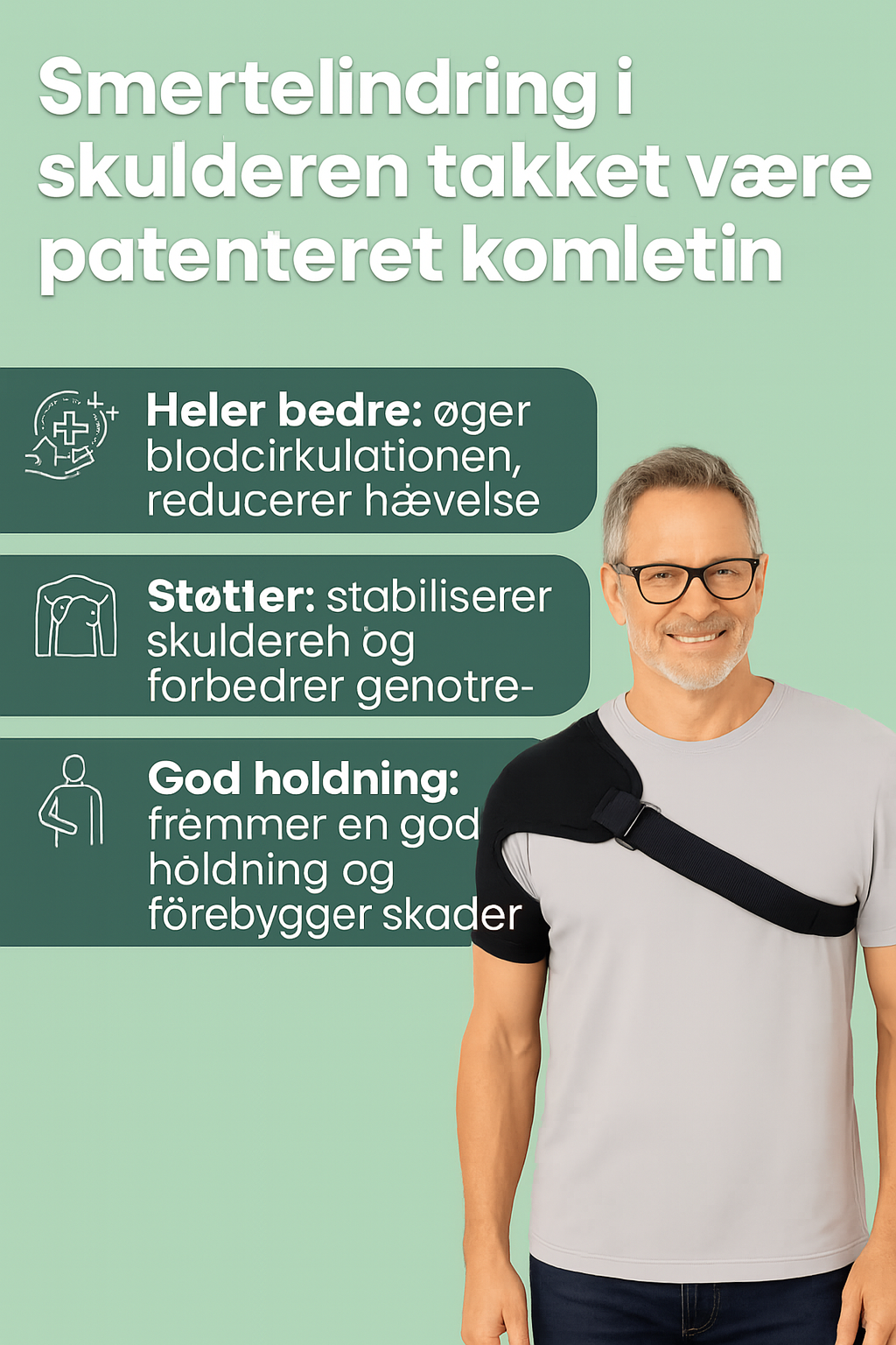 Nova Band™ – Naturlig lindring af skuldersmerter
