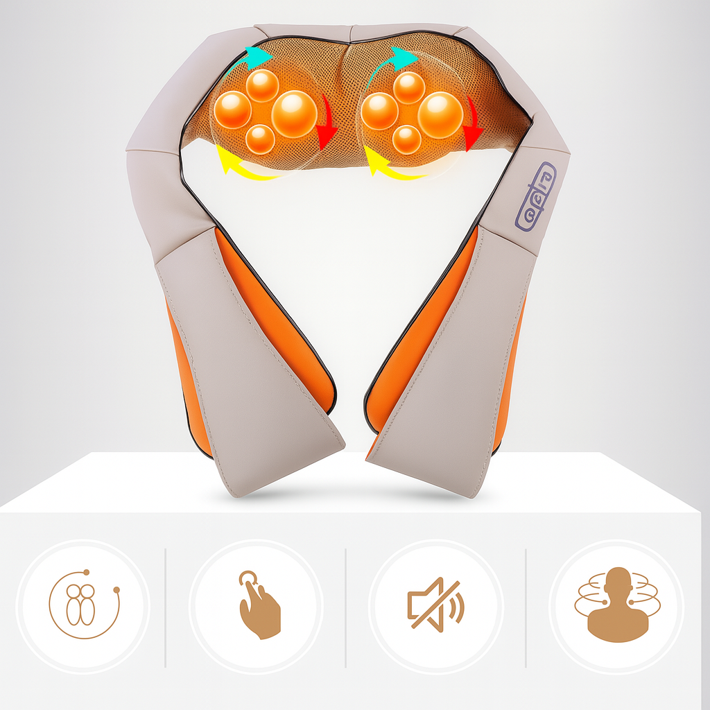 Nova Neck Massage™ | Øjeblikkelig lindring til nakke, skuldre og ryg