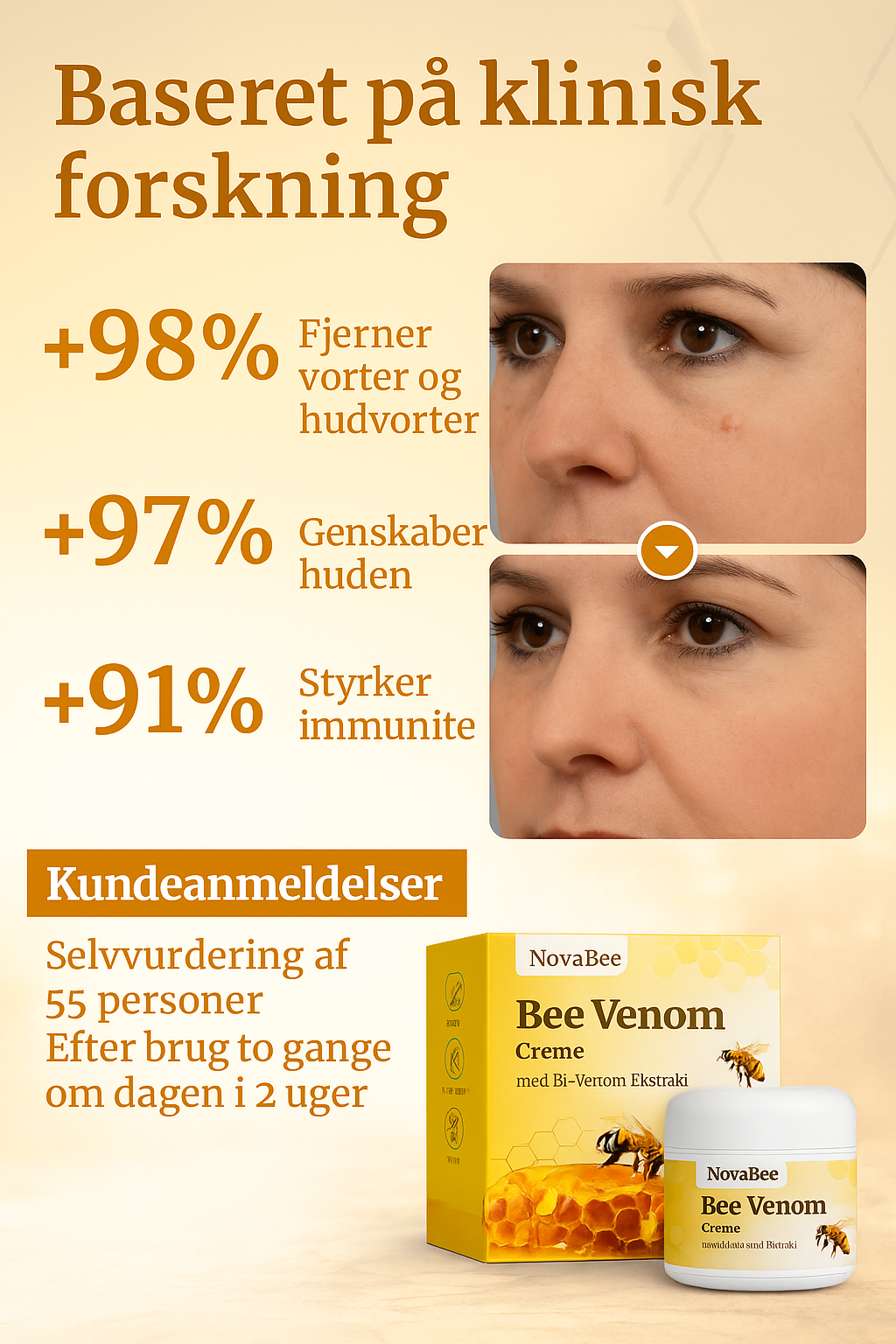 NovaBee™ – Fjern vorter og hudproblemer naturligt på 1–2 uger