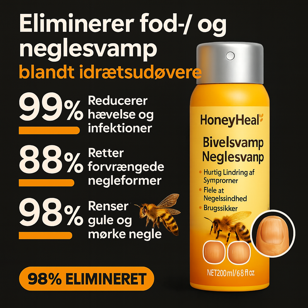 HoneyHeal™ – Synligt klarere, glattere og sundere negle på kun 7 dage
