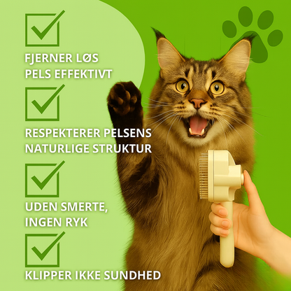 Nova CatBrush™ – Stopper Fældning & Holder Hjemmet Rent