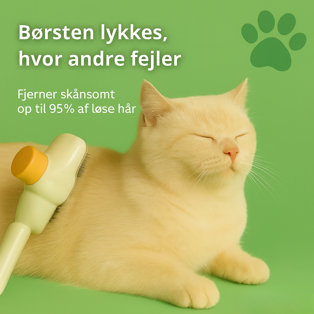 Nova CatBrush™ – Stopper Fældning & Holder Hjemmet Rent
