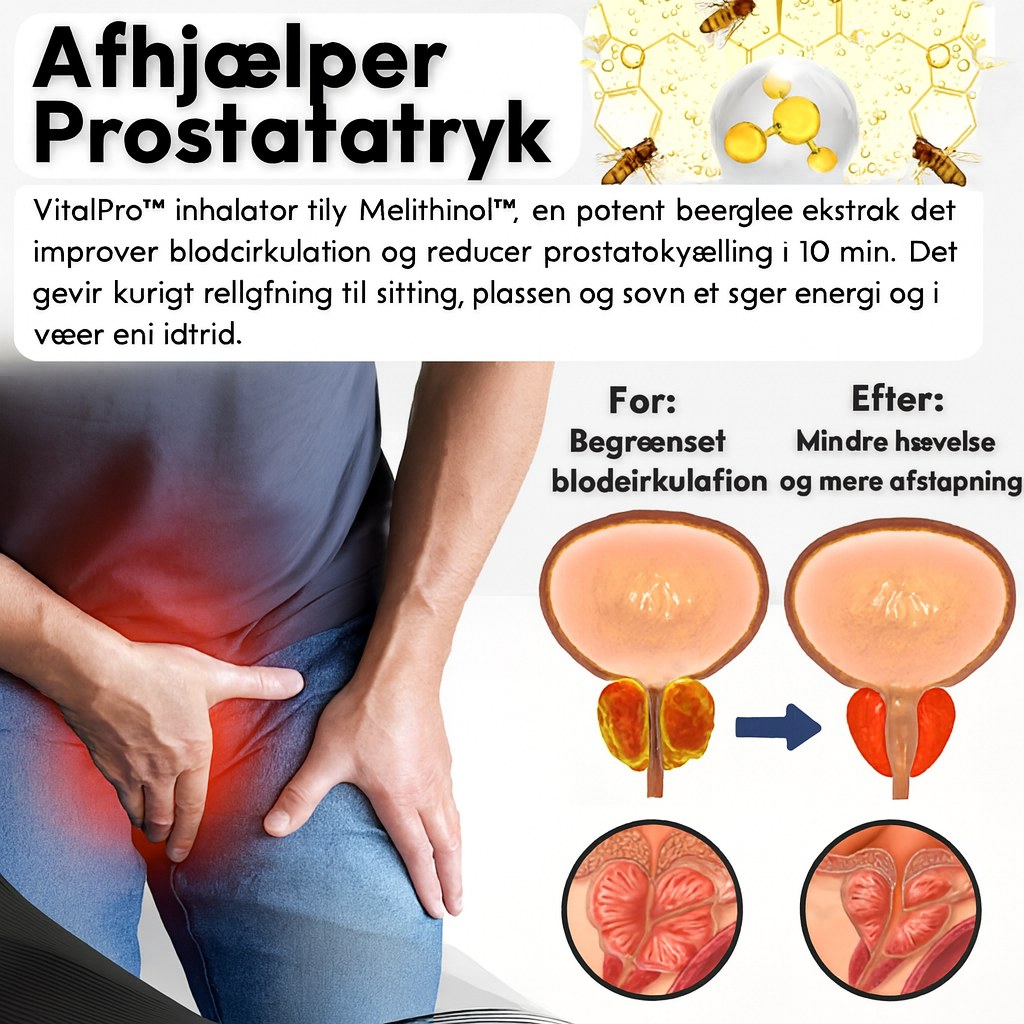 VitalPro™ – Naturlig Inhalator mod Prostatabesvær & Aftenenergi