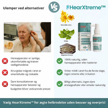 HearXtreme™ | Naturlig pleje til øregangene og bedre hørelse