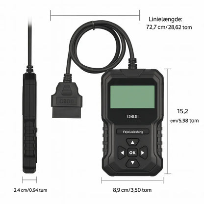 NovaScan™ | OBD2 Bilscanner til Hurtig Fejlfinding og Klare Diagnoser
