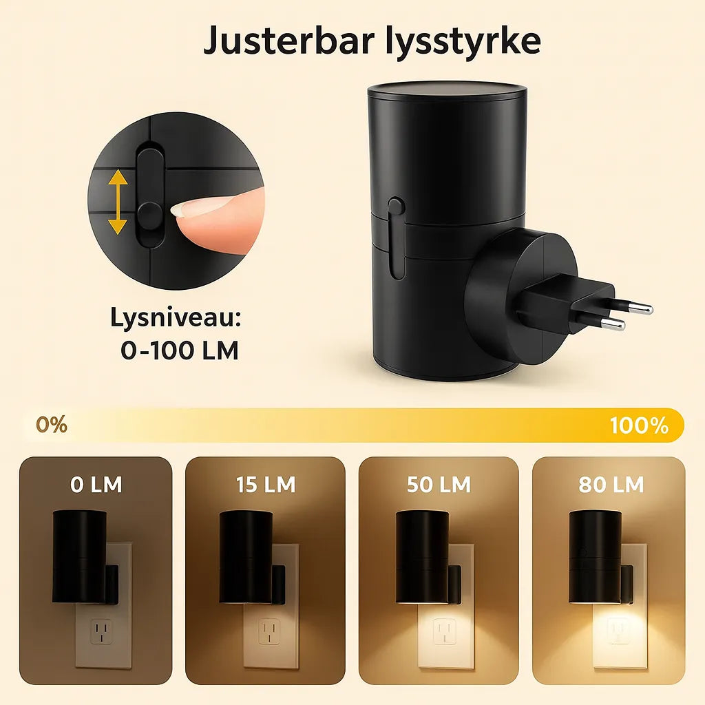 Luno™ | Automatisk varmt lys der gør dit hjem trygt & hyggeligt