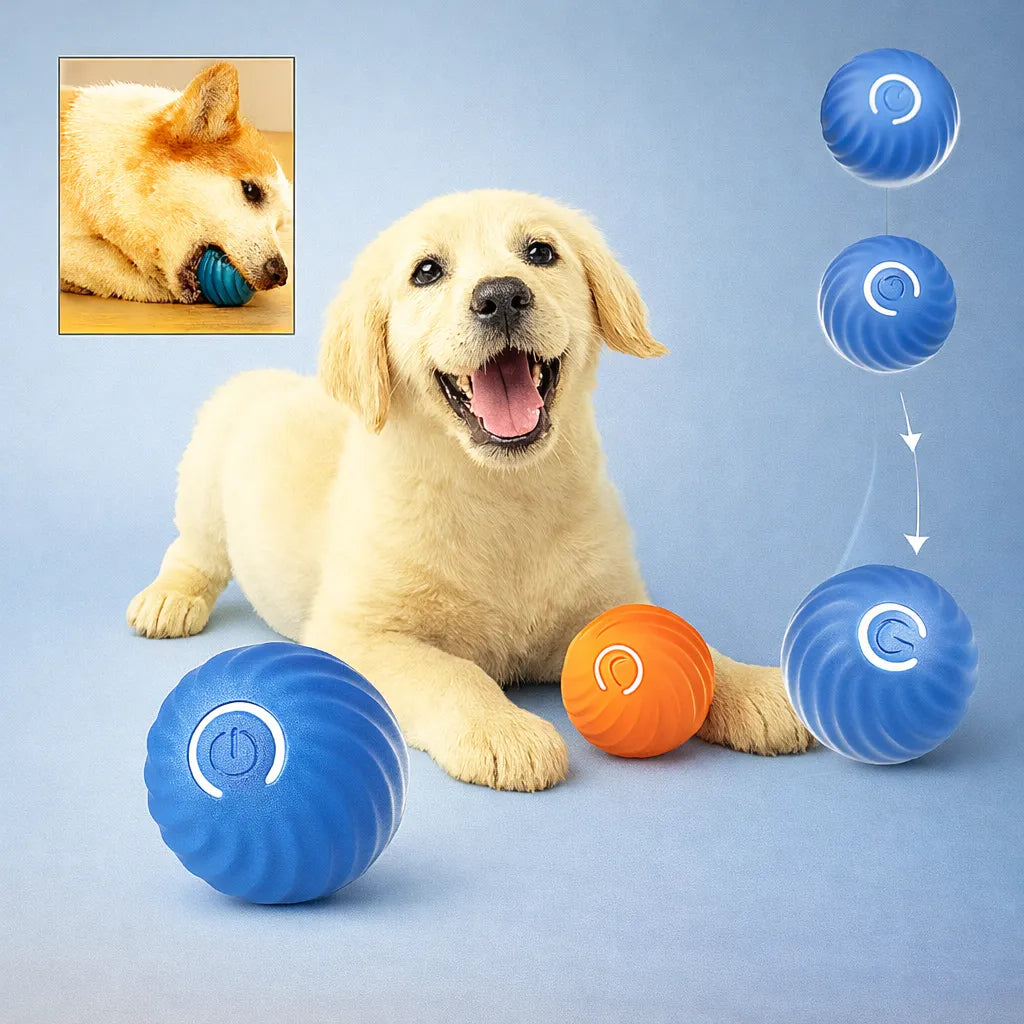 NovaDog Ball™ – Genopladelig Interaktiv Legebold til Kæledyr