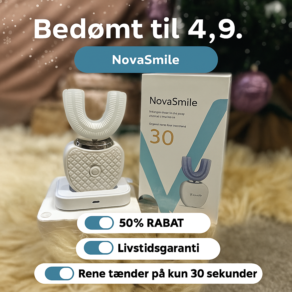 NovaSmile™ | Nem og hurtig tandbørstning på 30 sekunder!