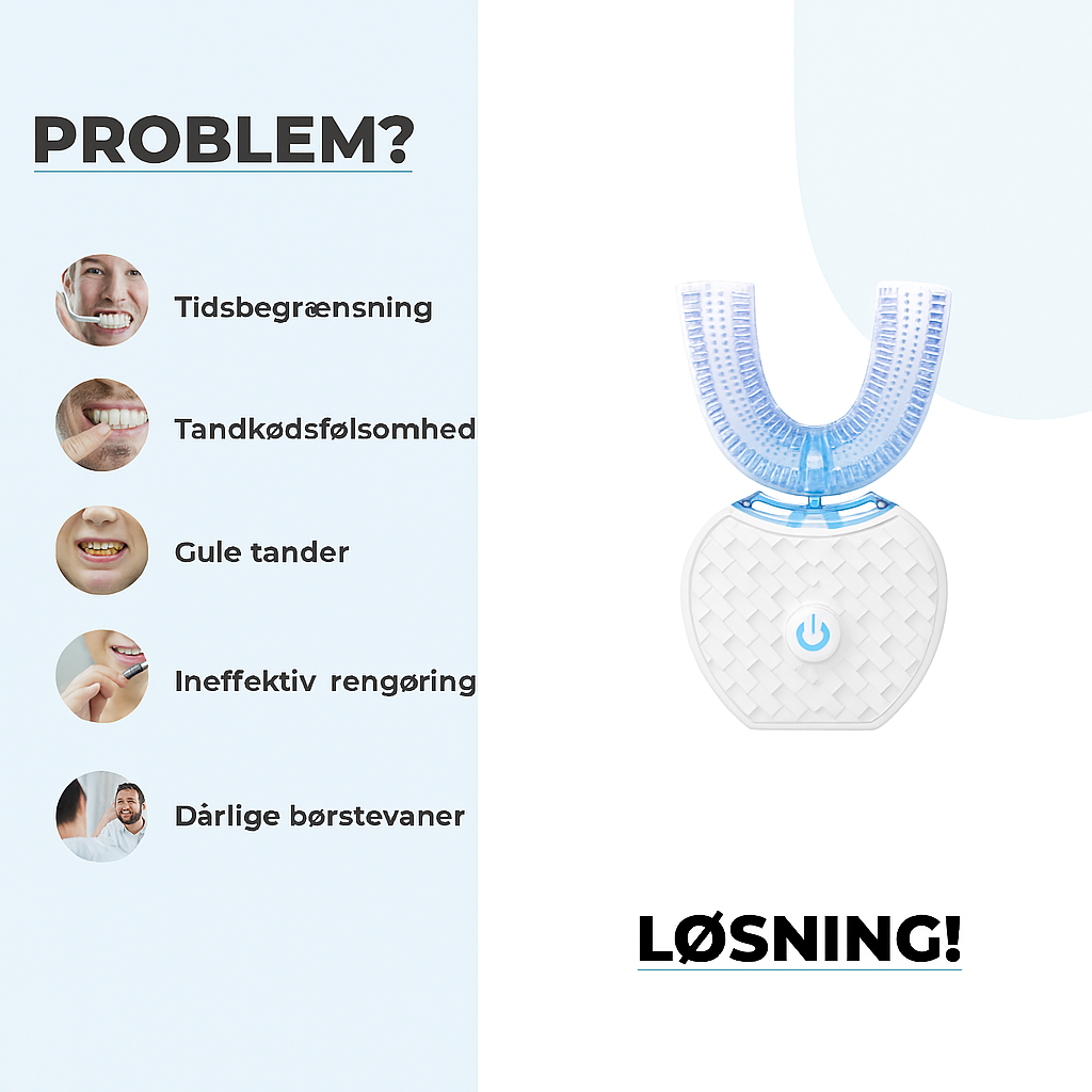 NovaSmile™ | Nem og hurtig tandbørstning på 30 sekunder!